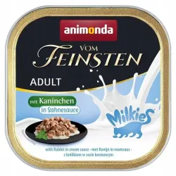 ANIMONDA Vom Feinsten Adult Cat Milkies królik w sosie 100g